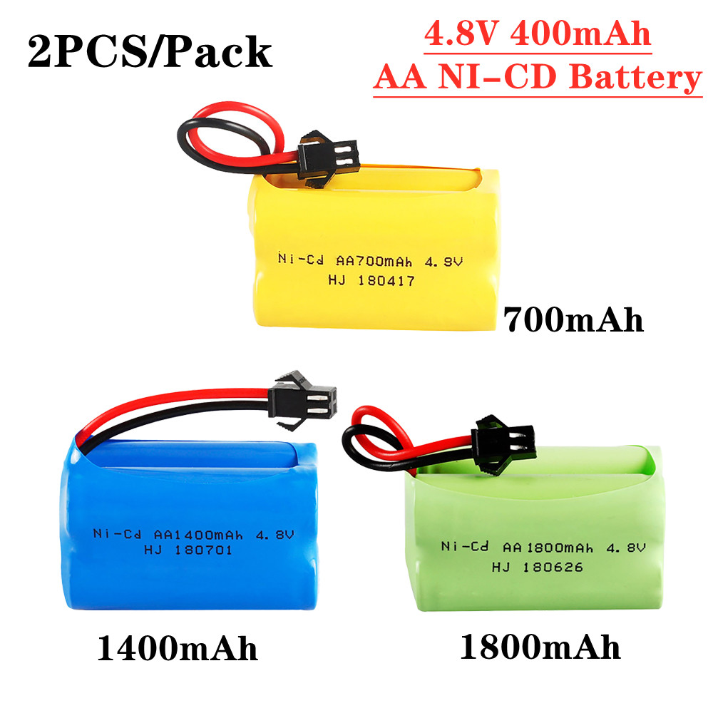 Rc Hobby Tank - 4.8 v 700/1400/1800 mah NiCd แบตเตอรี่