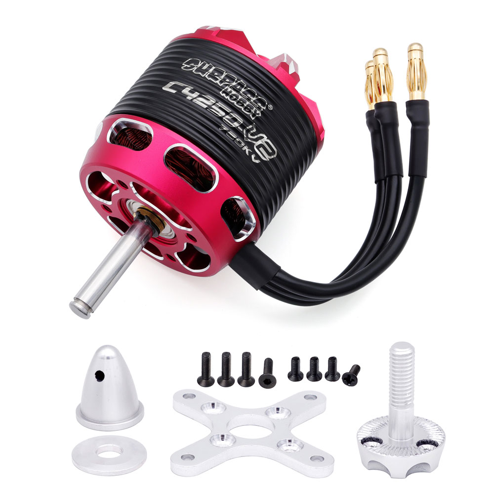 Rc Hobbyking - มอเตอร์ไร้แปรงถ่าน SURPASS HOBBY C4240 750KV/850KV C4250