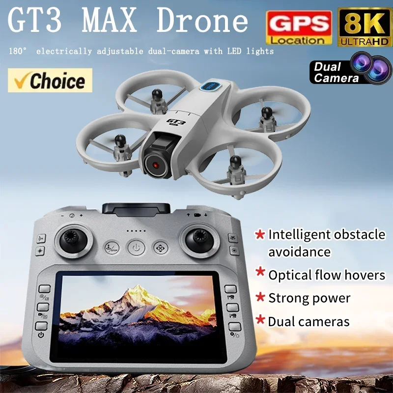Rc Hobby Grade Helicopter - โดรนพับได้รุ่นใหม่ GT3 Mini ปี 2026 พร้อมไฟ