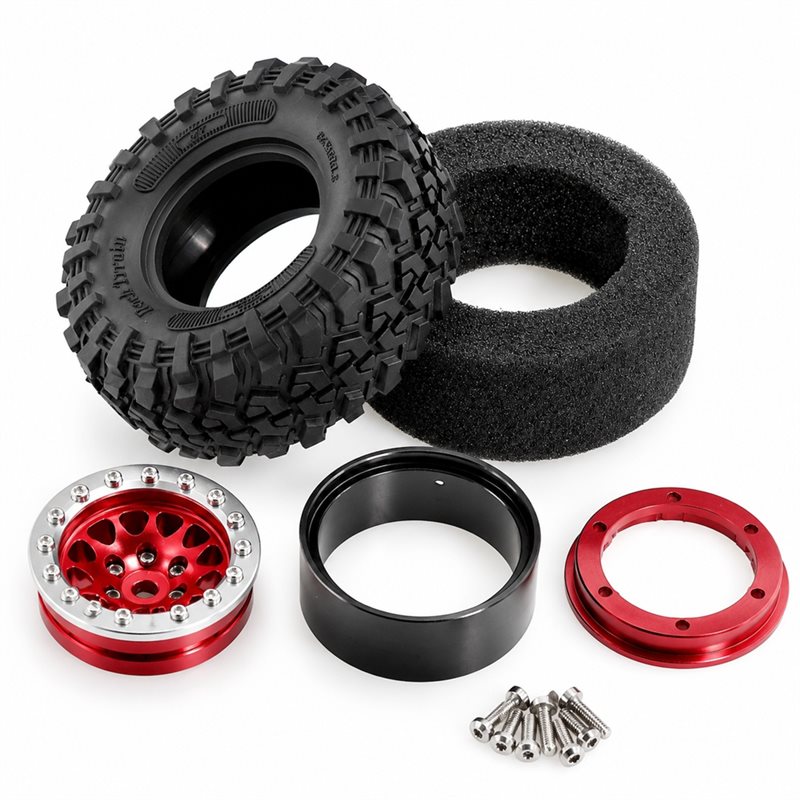 Rc Hobby Trucks - ชุดล้อและยางบีดล็อค YSUN-1.3 นิ้ว สำหรับรถ RC Crawler