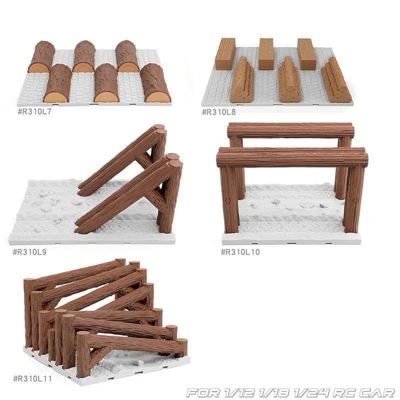 แผ่นไม้จำลองสำหรับทำสิ่งกีดขวา - Rc Hobby Track บทวิจารณ์และราคา