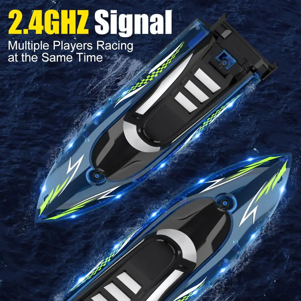 เรือ RC ความเร็วสูงพร้อมไฟ LED - Rc Hobby Grade Boat บทวิจารณ์และราคา