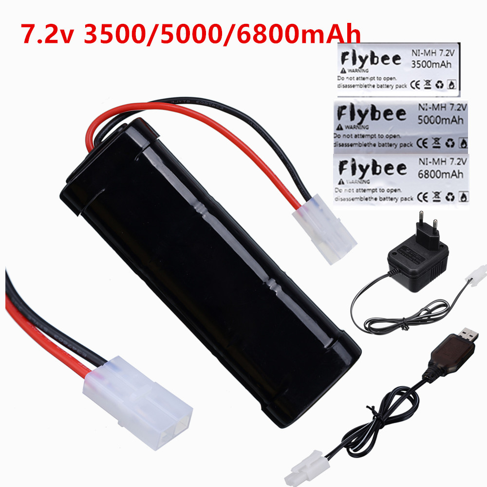 แบตเตอรี่ใหม่ 7.2V 5000/6800mA - Rc Hobby Trucks บทวิจารณ์และราคา