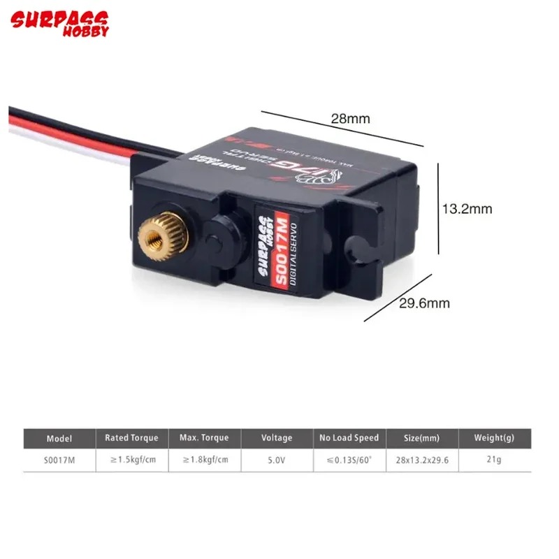 เซอร์โว SURPASS Hobby S0017M 1 - Hobby Quality Rc Cars บทวิจารณ์และราคา