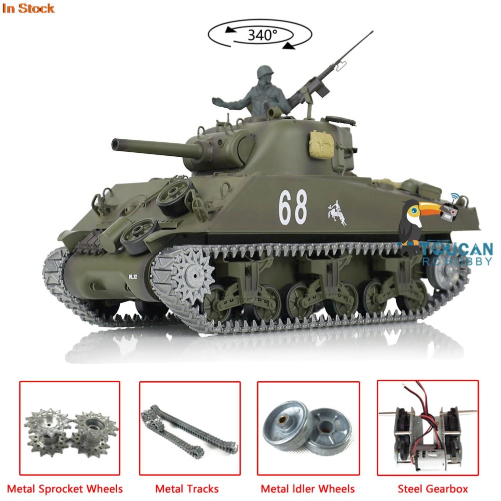 รถถังบังคับวิทยุ Henglong 1/16 - Rc Hobby Tank บทวิจารณ์และราคา