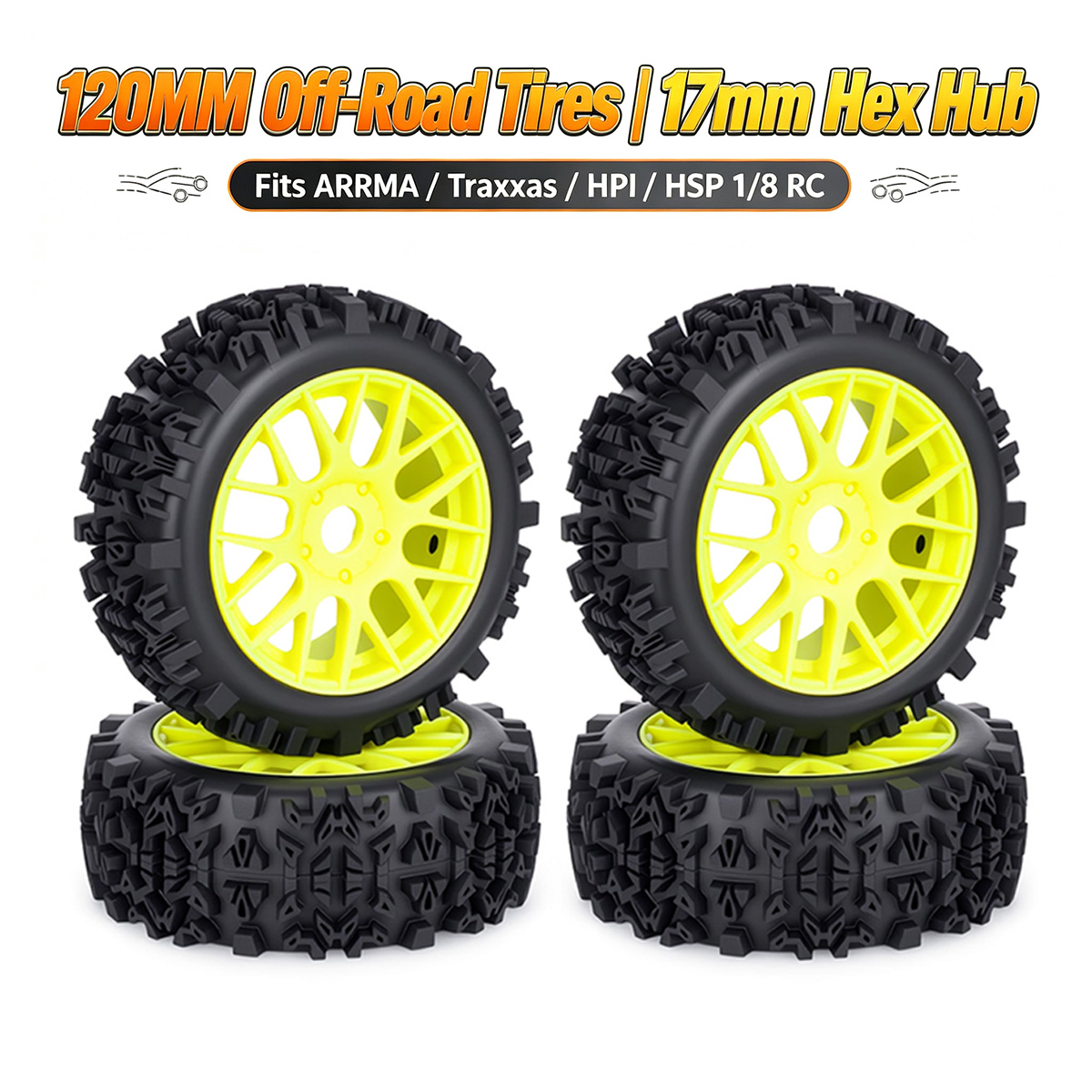 ยางออฟโรด RC ขนาด 120 มม. พร้อ - Rc Hobby Trucks บทวิจารณ์และราคา