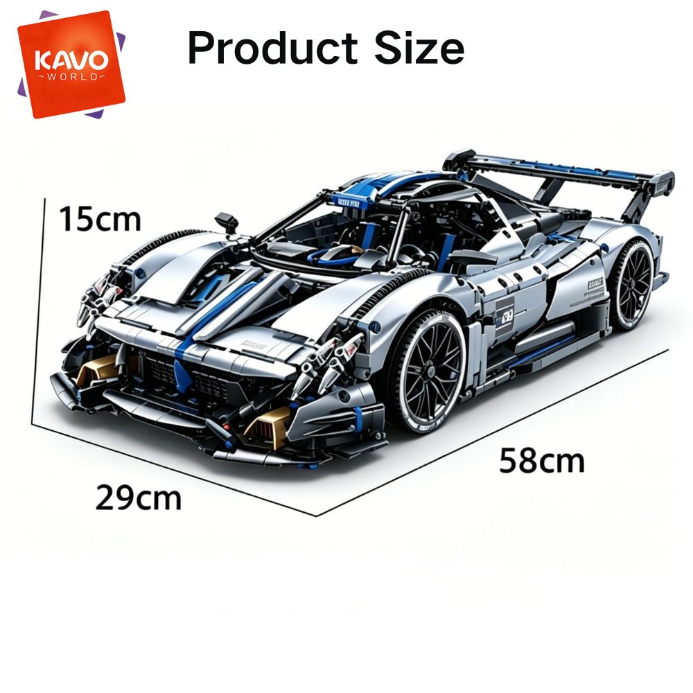 KAVOWORLD ชุดตัวต่อรถสปอร์ตสีเ - Rc Hobby Track บทวิจารณ์และราคา