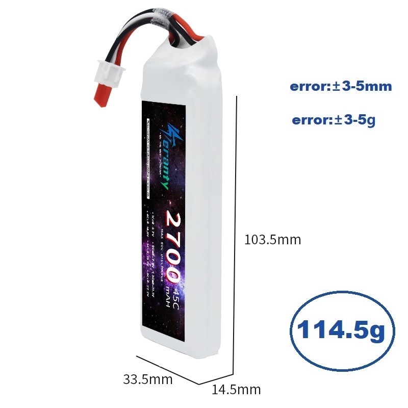 1/3ชิ้น2S 7.4V LiPo แบตเตอรี่2 - Rc Hobby Tank บทวิจารณ์และราคา