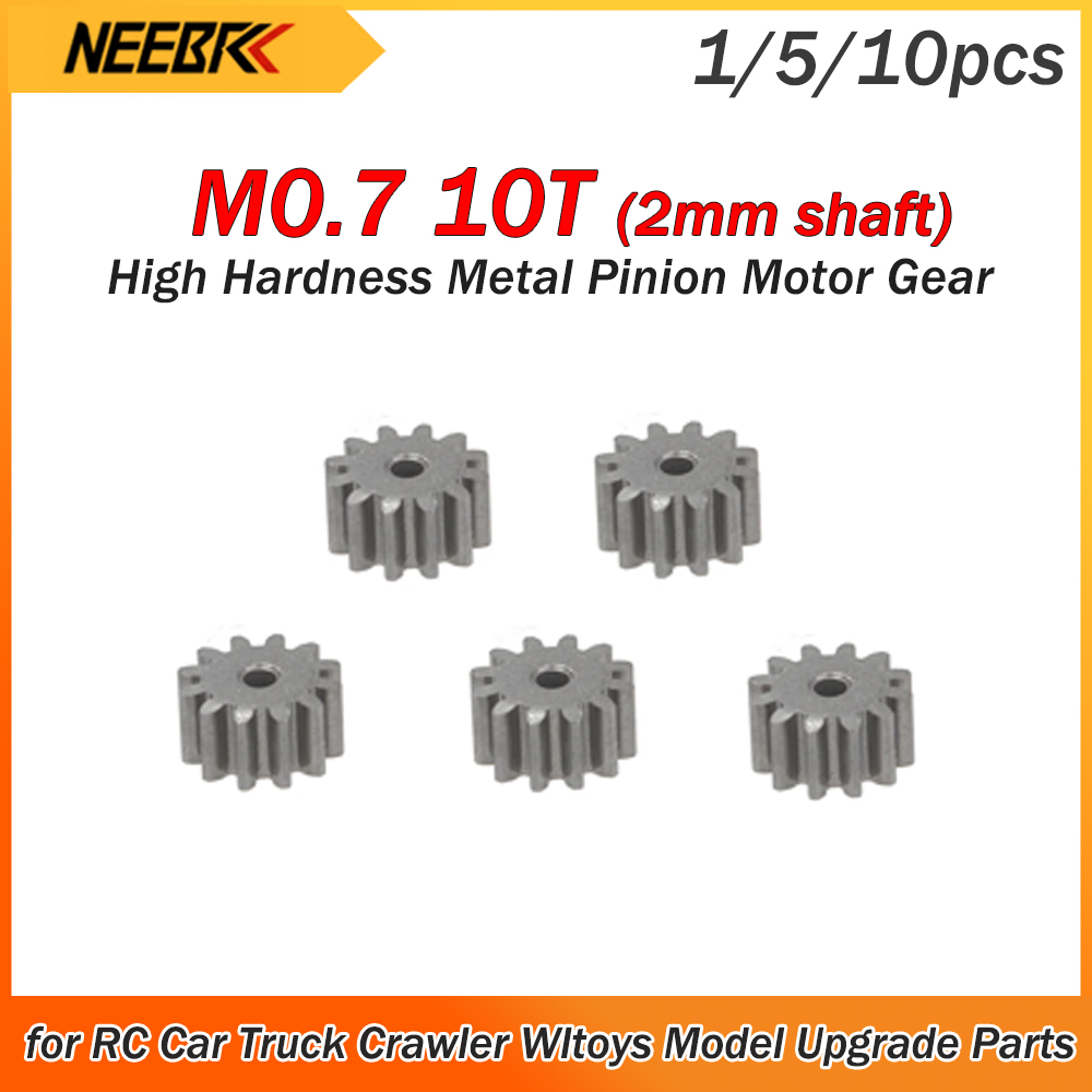 1/5/10 ชิ้น M0.7 10T เฟืองโลหะ - Hobby Quality Rc Cars บทวิจารณ์และราคา