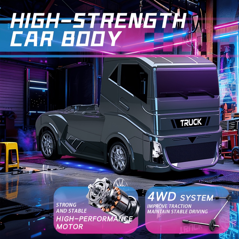 รถบรรทุกดริฟต์ RC 4WD ขนาด 1:2 - Rc Hobby Drift Car บทวิจารณ์และราคา