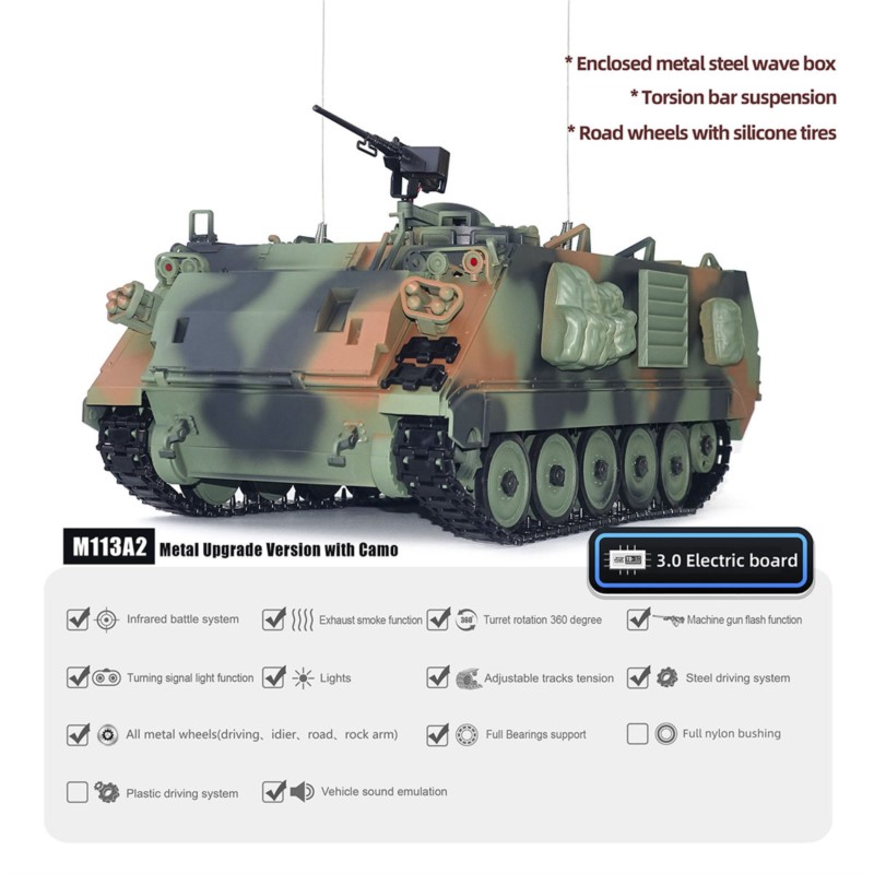 รถถังบังคับวิทยุ 1/16 รุ่น M24 - Rc Hobby Tank บทวิจารณ์และราคา