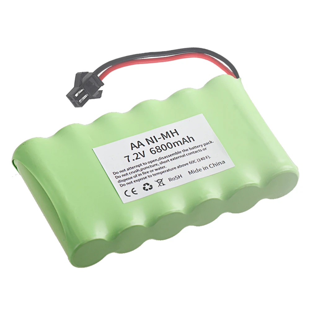 Ni-MH 7.2V 6800mAh ปลั๊ก SM แบ - Rc Hobby Tank บทวิจารณ์และราคา