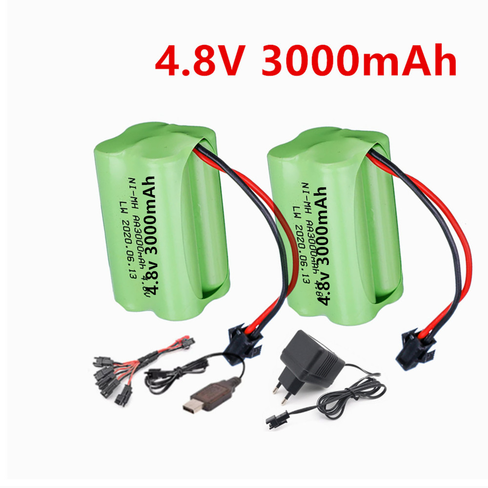 แบตเตอรี่แบบชาร์จได้ 4.8v 3000 - Rc Hobby Model บทวิจารณ์และราคา