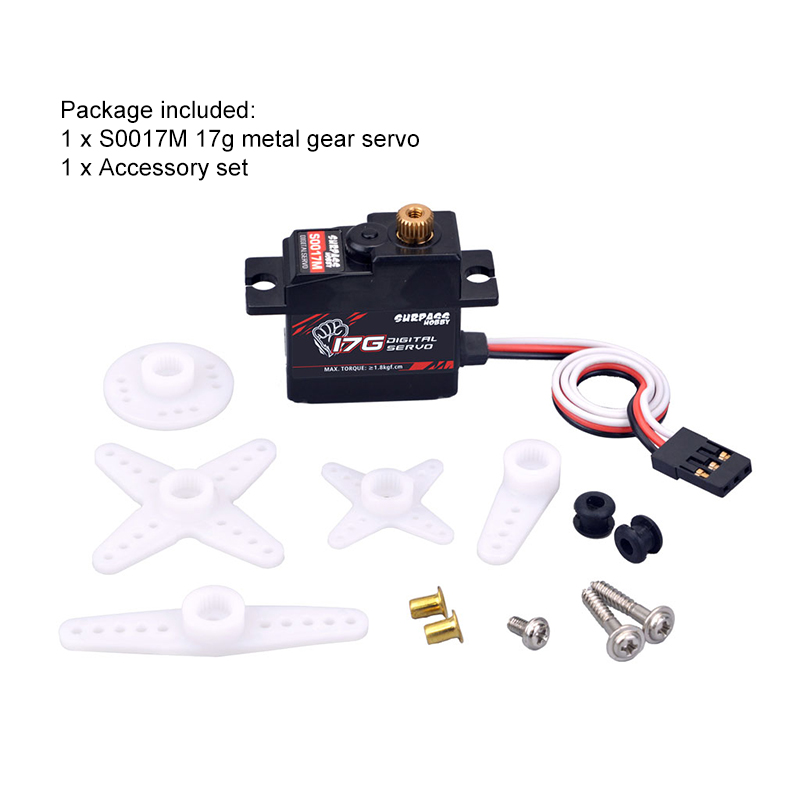 เซอร์โวดิจิทัล1.8กก. S0017M เก - Hobby Quality Rc Cars บทวิจารณ์และราคา