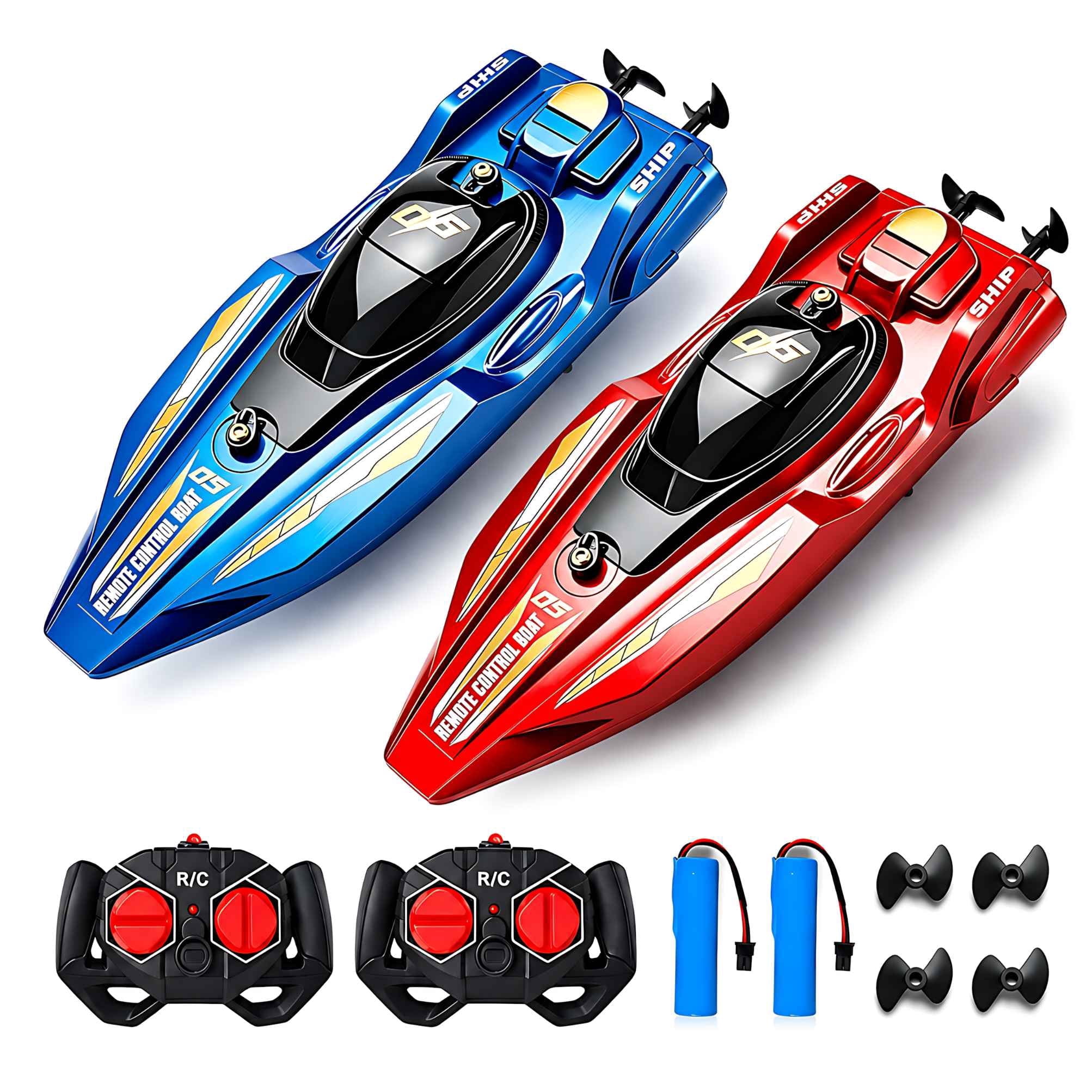 ชุดเรือเร็วบังคับวิทยุ 2 ลำ พร - Rc Hobby Grade Boat บทวิจารณ์และราคา