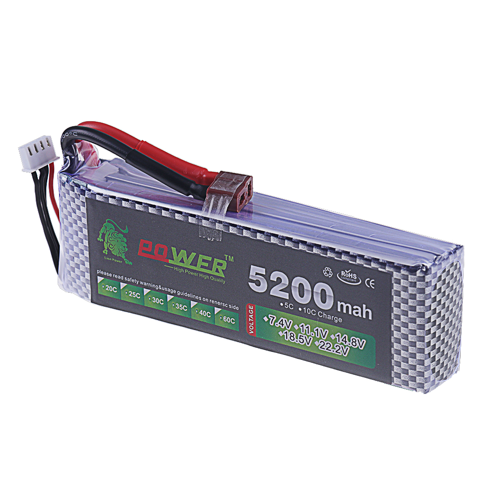 3S Lipo แบตเตอรี่ 11.1V 5200 m - Rc Hobbyking บทวิจารณ์และราคา