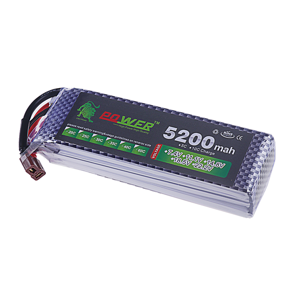 3S Lipo แบตเตอรี่ 11.1V 5200 m - Rc Hobbyking บทวิจารณ์และราคา