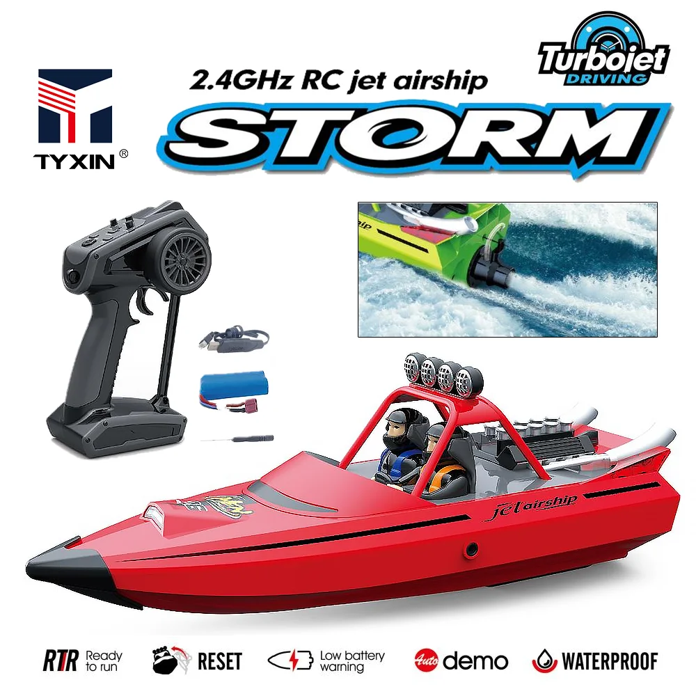 เรือ TY725 RC พร้อมปั๊มเทอร์โบ - Rc Hobby Grade Boat บทวิจารณ์และราคา