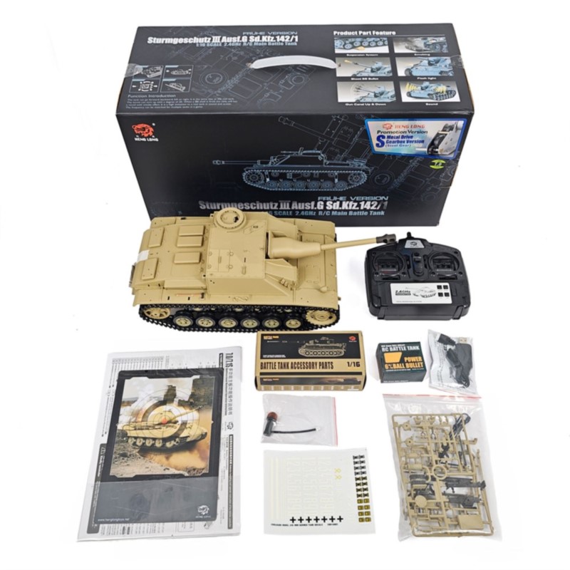 รถถังบังคับวิทยุพลาสติก Henglo - Rc Hobby Tank บทวิจารณ์และราคา